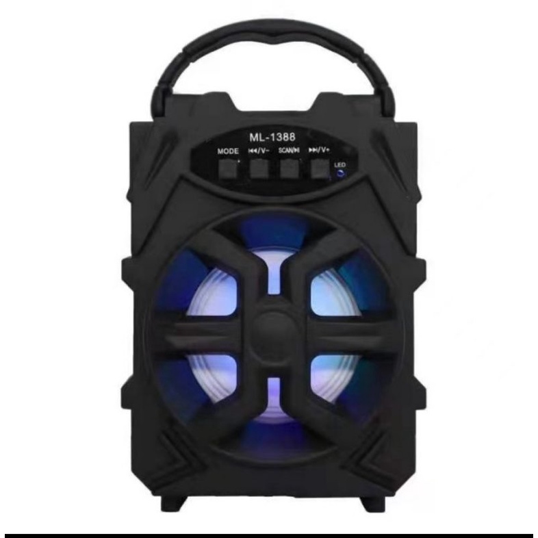 Speaker Bluetooth plus Microphone ML 1388 Speaker Mic portable Wireless
