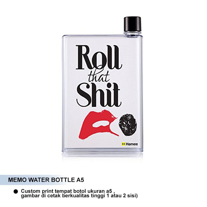 CETAK CUSTOM MEMO BOTOL / MEMO BOTTLE A5