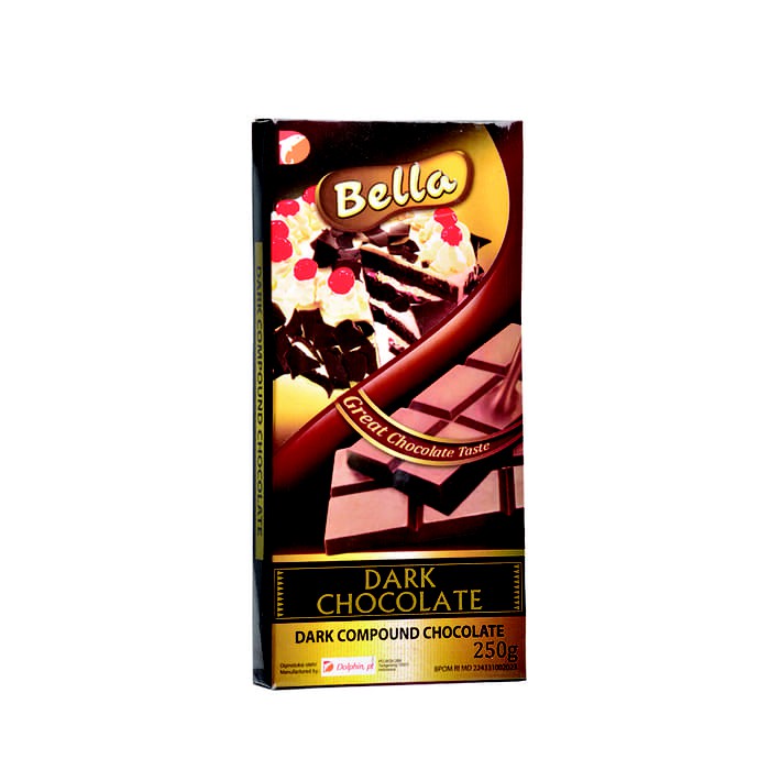 

BELLA COMPOUND DARK CHOCOLATE 250GR