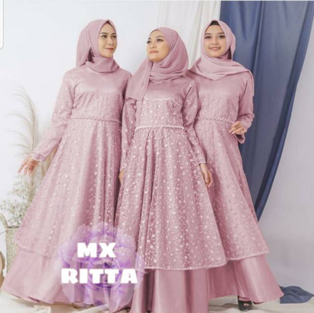 XVC - Maxi Kayumi/Maxi Ritta/Maxi Ayumis/ Maxi Dress Ngetrend / Maxi Wanita Hijab / Maxi Cantik-3