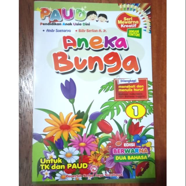 MEWARNAI ANEKA BUNGA PAUD /mewarnai bunga untuk paud dan tk