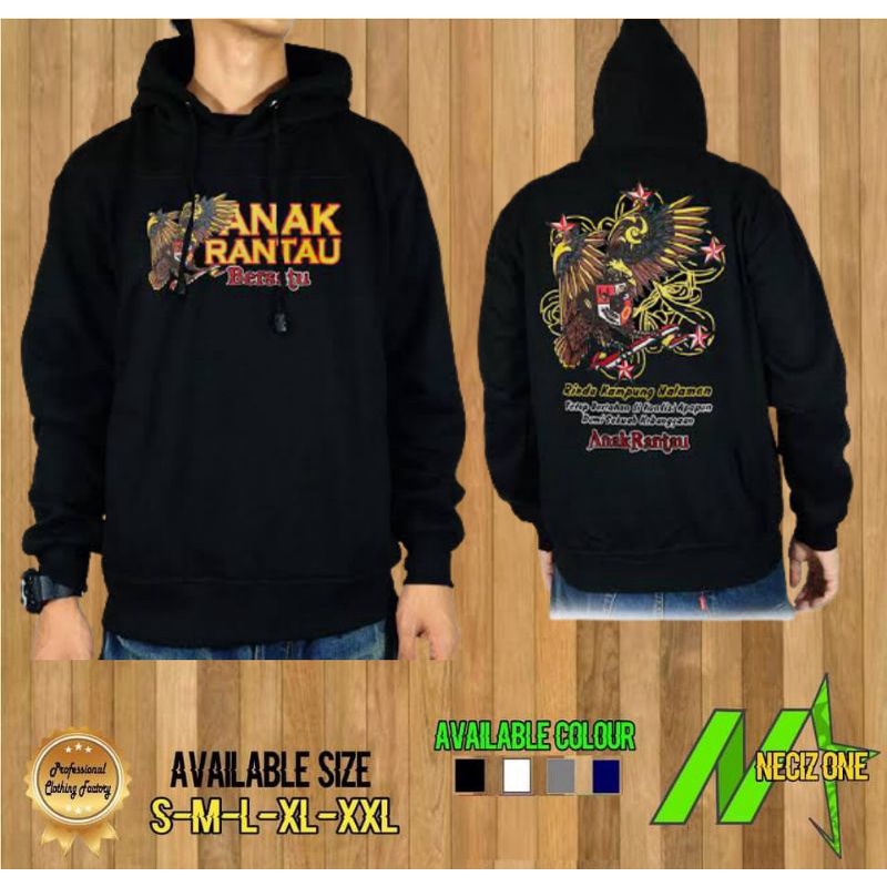 HOODIE JUMPER FASHION PRIA ANAK RANTAU RINDU KAMPUNG HALAMAN ~ READY SIZE S-XXL