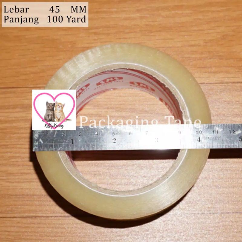 Lakban Bening / Coklat 100 Yard 2 inchi