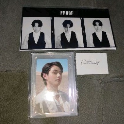 POB Proof Taehyung & Triptych Jimin