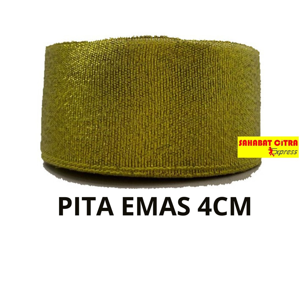 PITA KAIN PERAK 4 CM ROLL