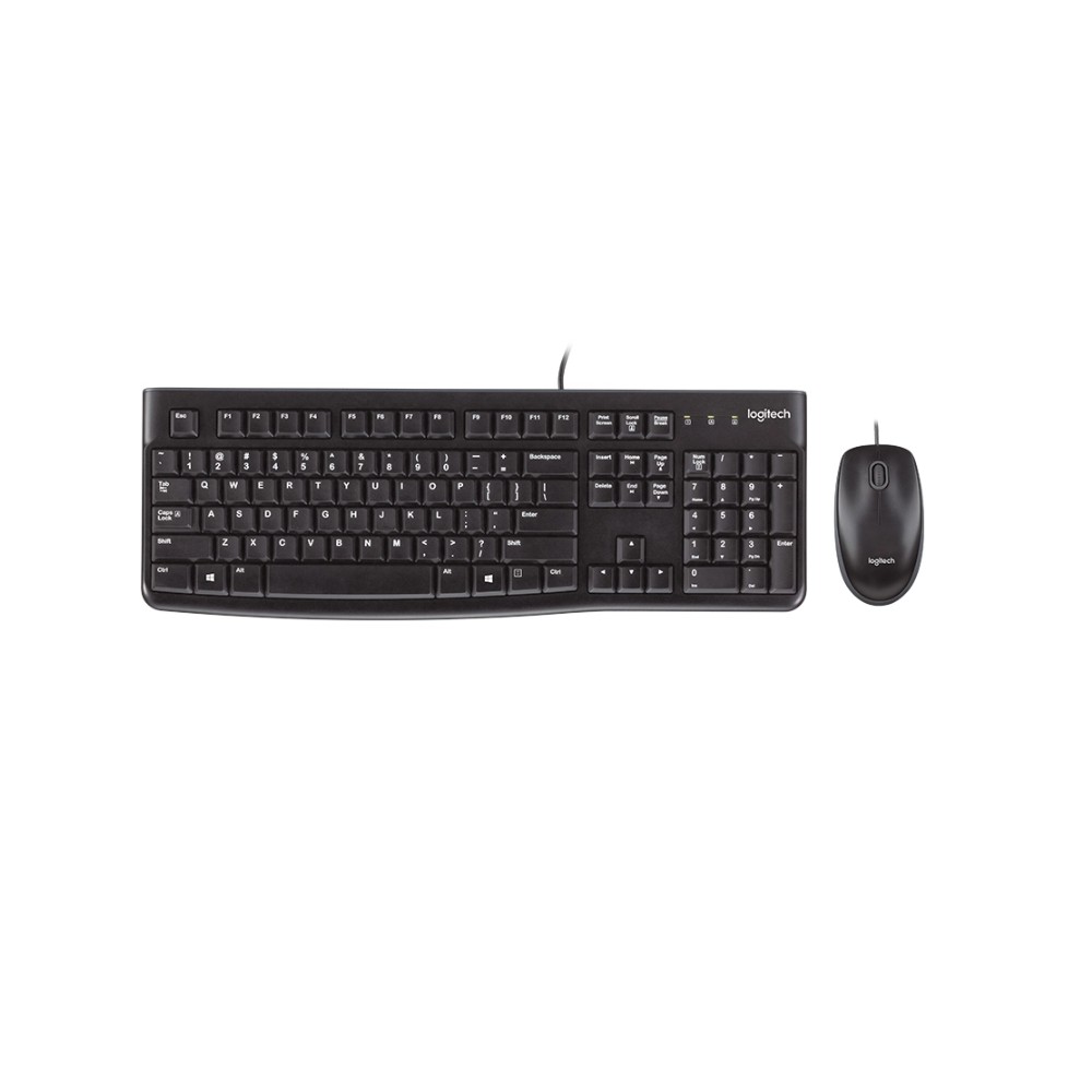 Keyboard Mouse Combo Logitech Desktop MK120 USB