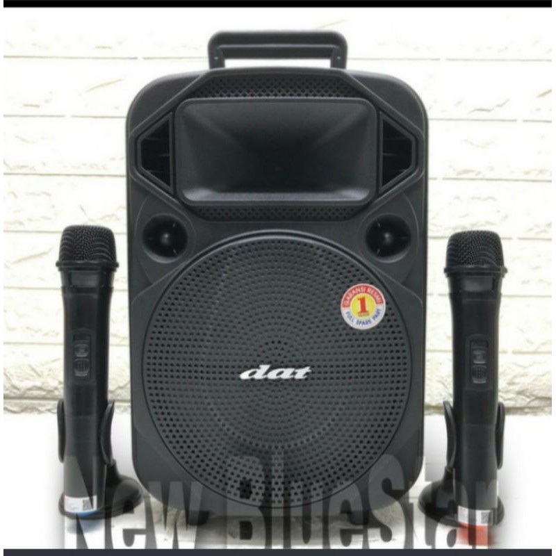 Speaker Portable Wireless Dat DT 815 AS Original 8 inch Bluetooth