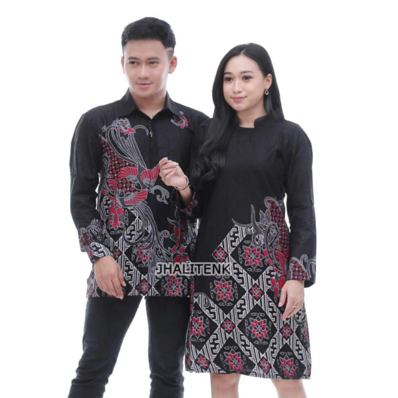 Rama Shinta Couple - Melani Set Couple Lilit Rovella Batik Couple Modern