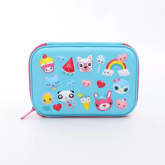 

tempat pensil dan alat tulis smiggle Eva hardcase ice 3D waterproof