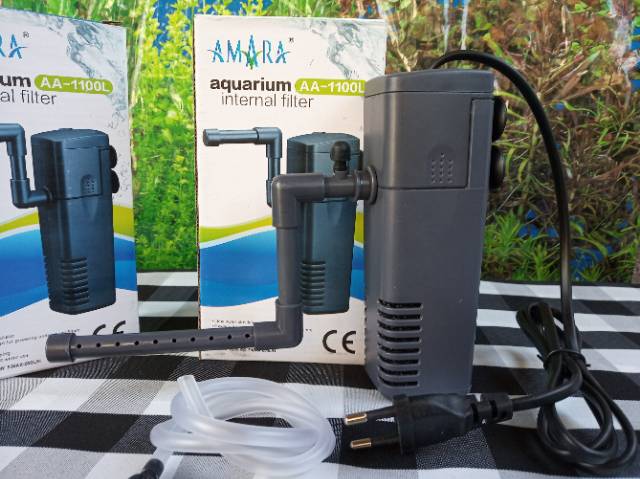 Masin Pompa Amara Aquarium Internal Filter AA-1100L Akuarium Aquascape Filter Gantung