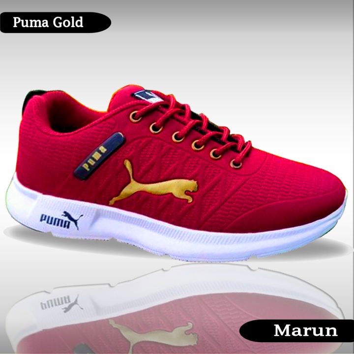 sepatu Sport marun casual sneakers pria dewasa original model terbaru gaya kekinian anak muda 2022 Sneakers / sepatu jalan jalan pria / sekolah