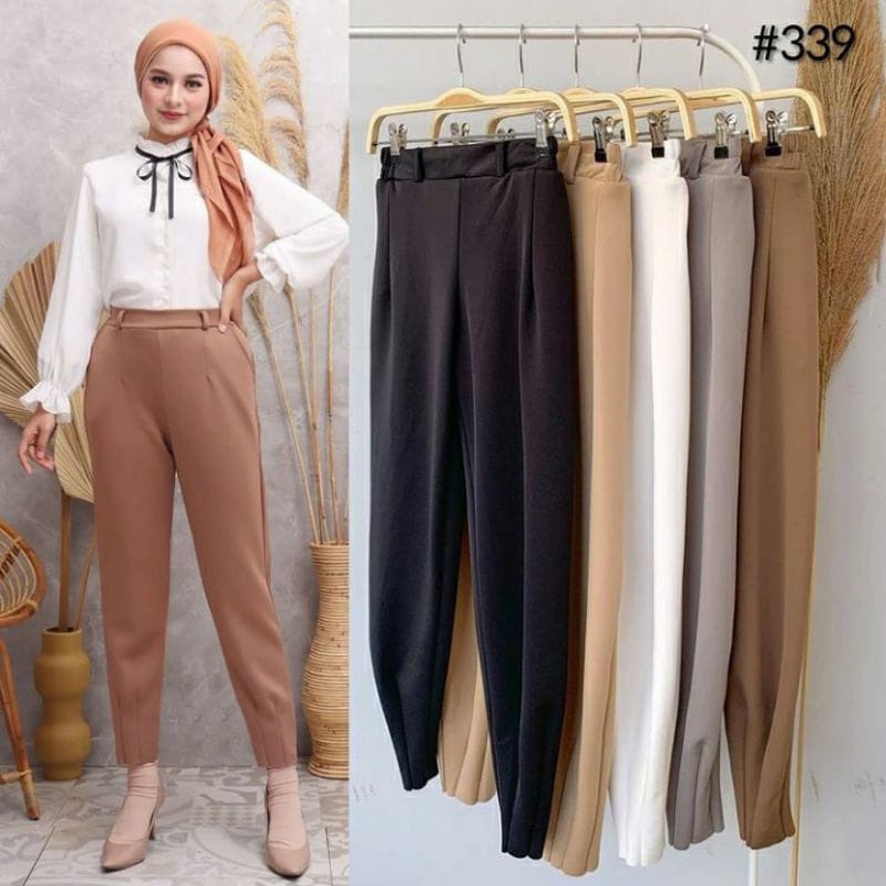 CELANA TULIP/BAHAN SCUBA TEBAL