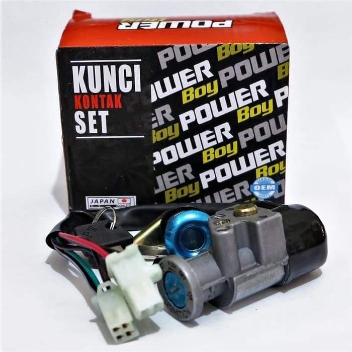 KUNCI KONTAK SET (POWER) SUPRA FIT NEW/ FIT X + KUNCI JOK BELAKANG