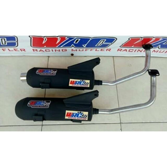 Knalpot WRC for BEAT SCOOPY VARIO 110led type Stenlis BISA REQUEST SUARA