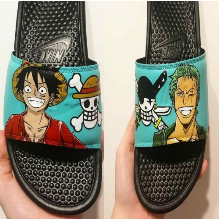 SANDAL SLOP ONPICE EDISI LUFFY &amp; ZORO