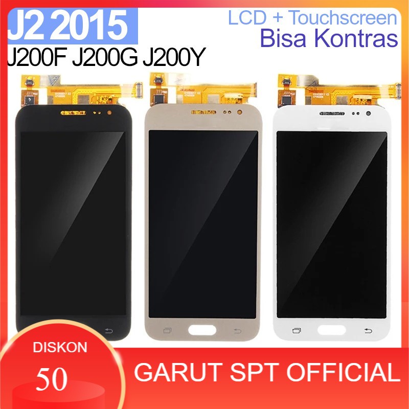 LCD TOUCHSCREEN SAMSUNG GALAXY J2 J200 J200F J200G J200H J200GU J200M J200Y FULLSET CONTRAS