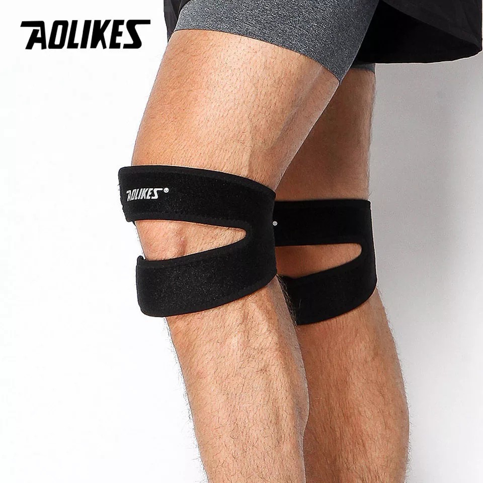 Aolikes 7929 Lutut Knee Pad Support Bandage Fitness Sepeda Football