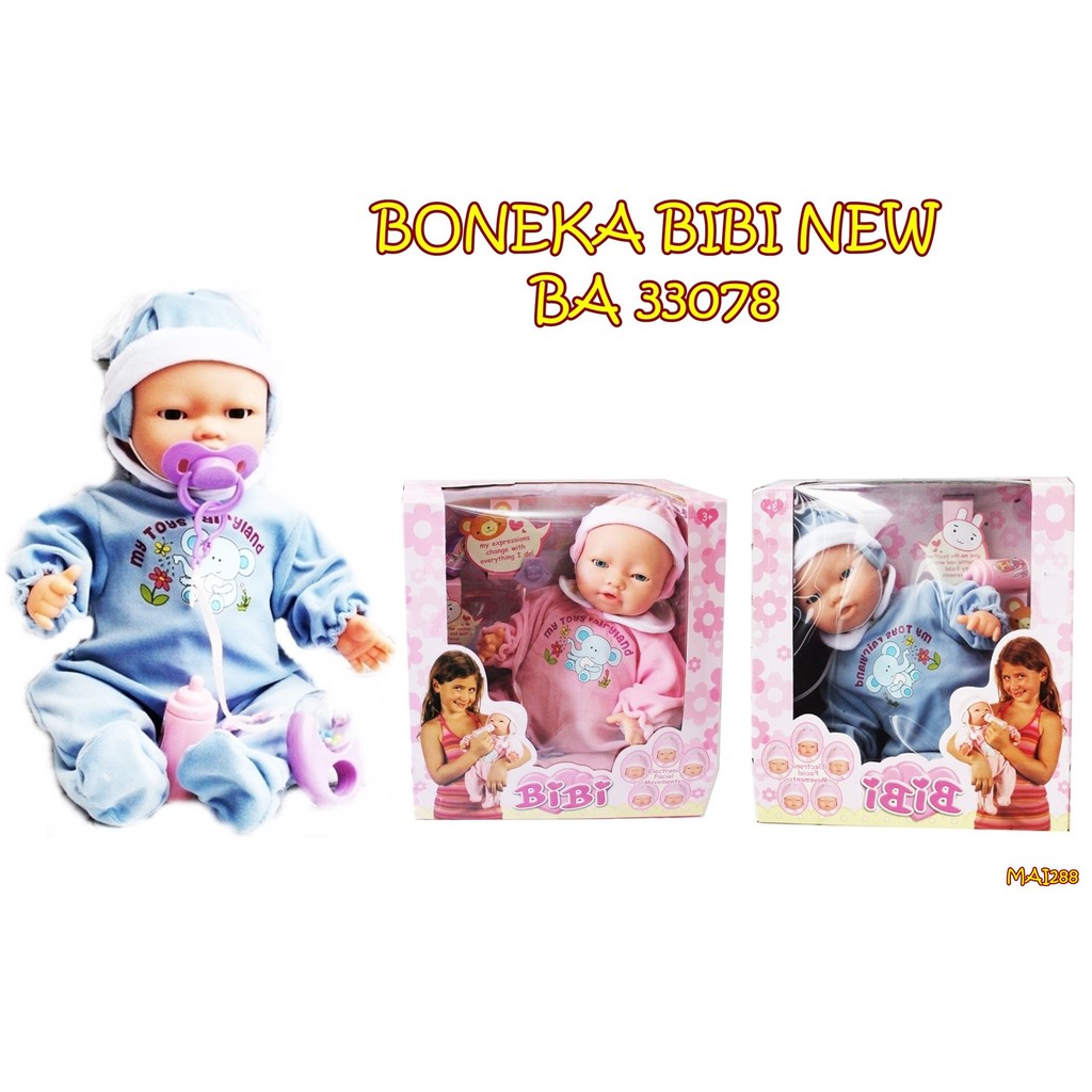 MAI288 BONEKA BIBI NEW BA 33078 BONEKA EKSPRESI