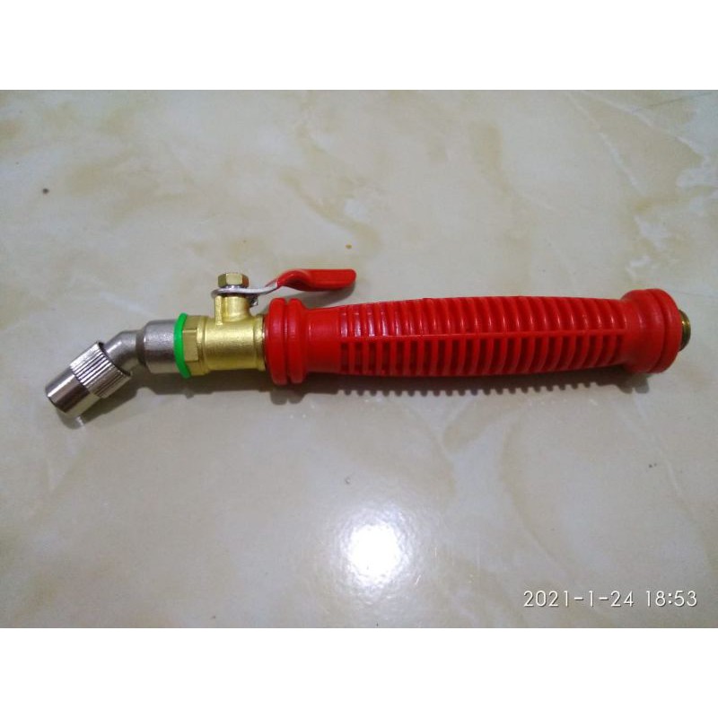 gun steam/sprayer steam ujung bengkok new jet cleaner