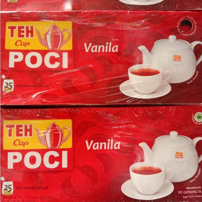 

Teh Cap Poci Aroma Vanila 50 gr