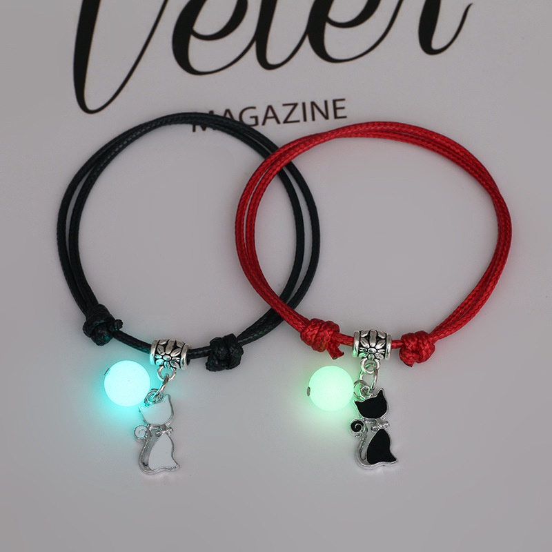 2pcs Gelang Luminous Untuk Pria Dan Wanita