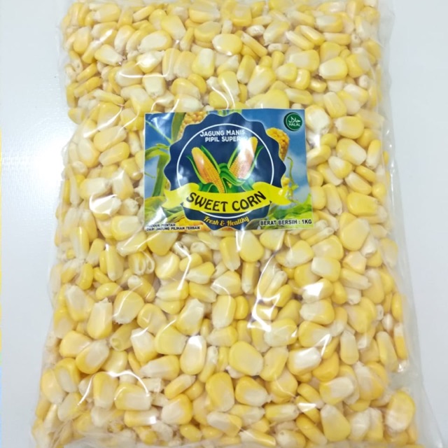 JAGUNG MANIS PIPIL SUPER JASUKE / SWEET CORN FRESH 1000 GRAM