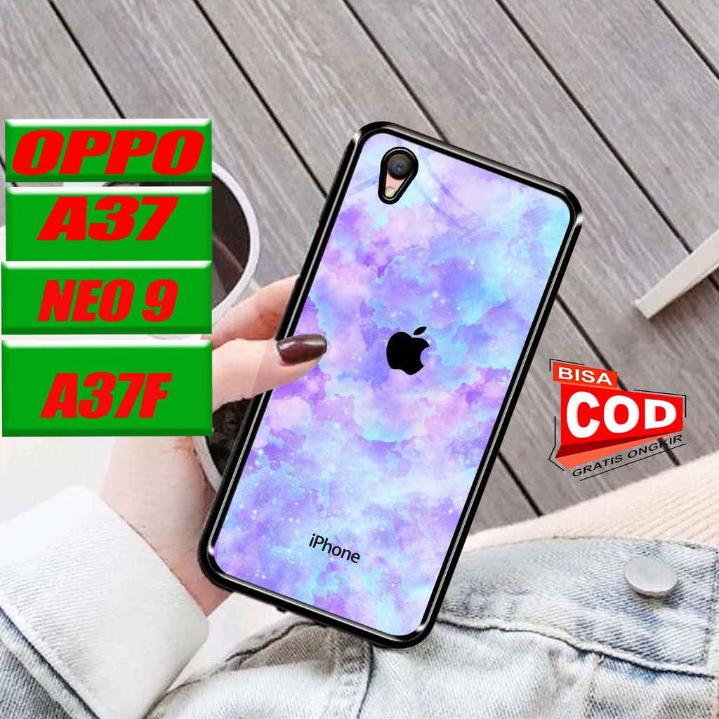 SRC - Case Oppo A37 / A37f / Neo 9 Casing Hard case 2D Terbaru [ Aesthetic Bear ] - Case hp - Casing