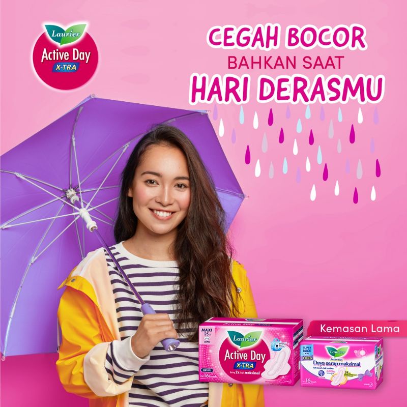 Laurier Active Day X-TRA DAY COOL/ PEMBALUT WANITA