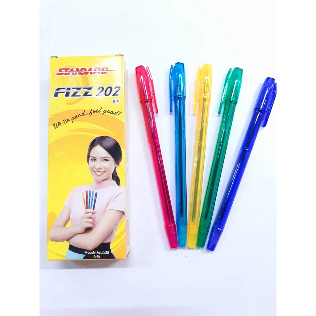 

PULPEN STANDARD FIZZ 202 0.4 BALLPOINT murah Hitam 12pc PEN BOLPOIN