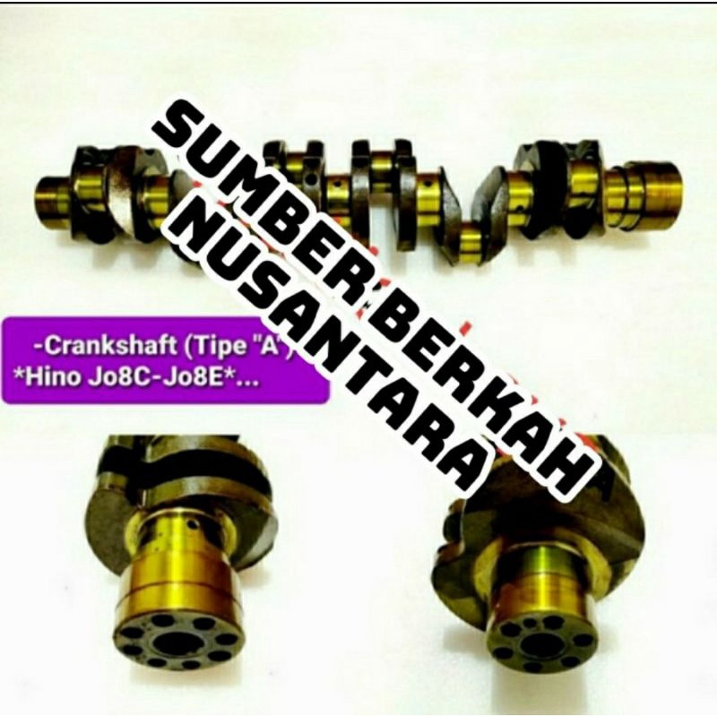 Kruk as atau cranshaft hino lohan/hino jo8e