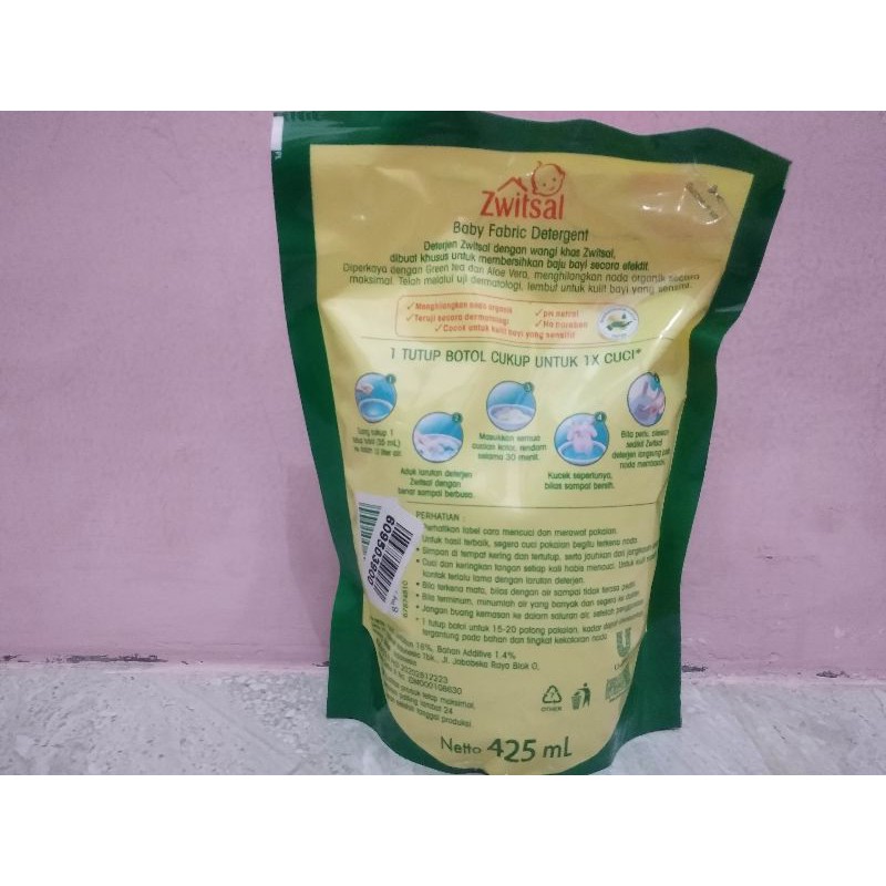 Zwitsal Baby Fabric Detergent 425ml, 750ml