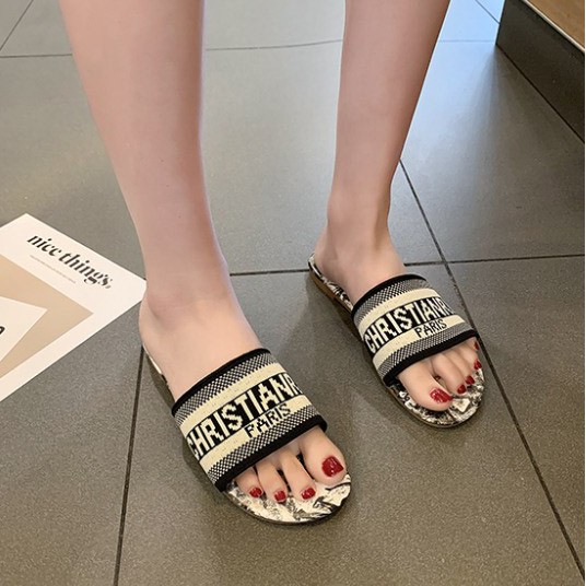 BISA COD! Sandal Slop Wanita Sandal Wanita import Murah Sandal Teplek 9970