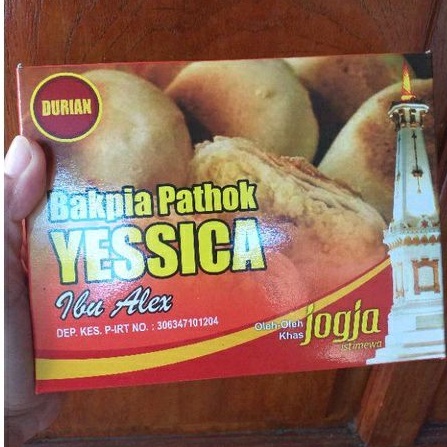 

Bakpia pathok "JESSICA" DURIAN isi 20pcs