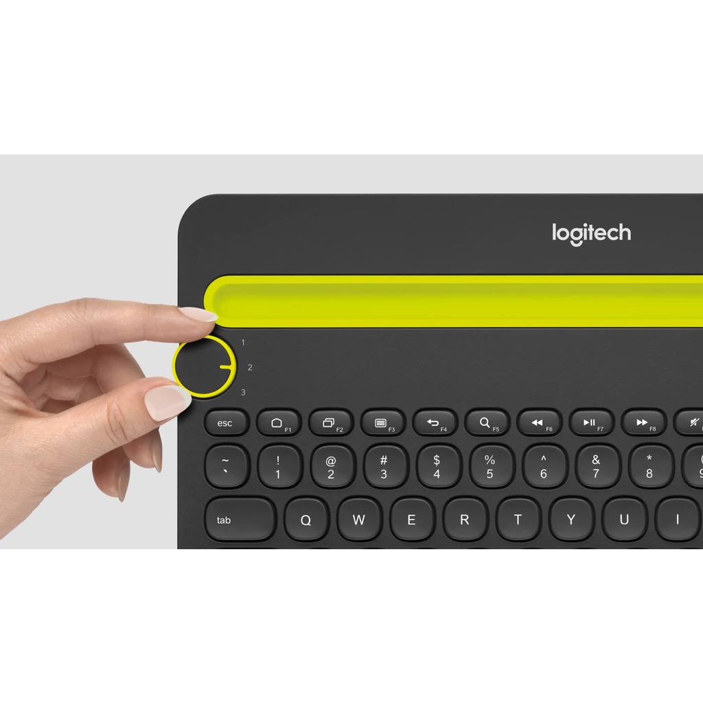 Logitech K480 Keyboard Wireless Bluetooth Portable Multi-Device