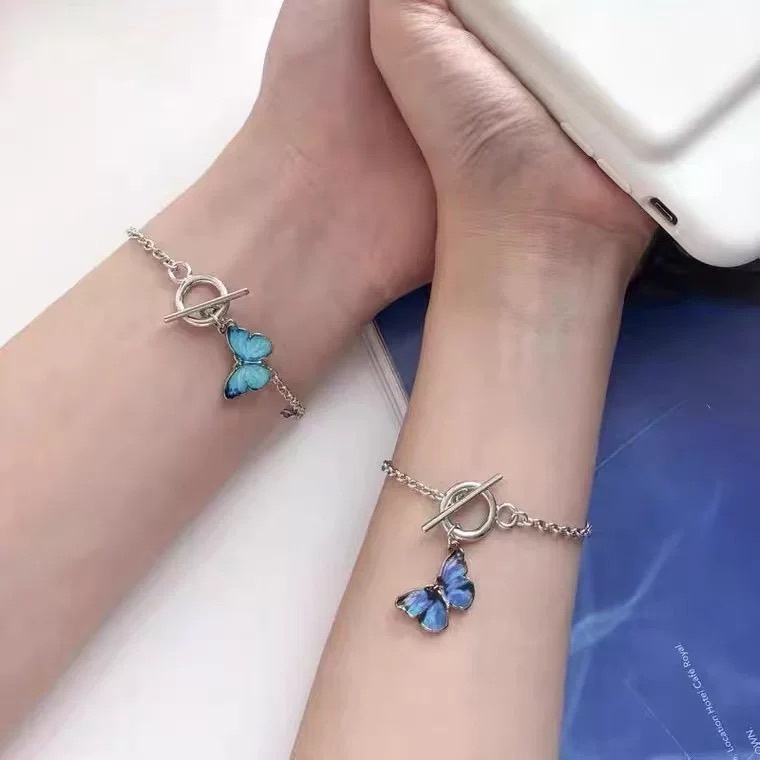 Kalung Gelang Wanita Motif Kupu-kupu Fashion Aksesoris Korea  dalam penjualan panas Aksesoris  L04