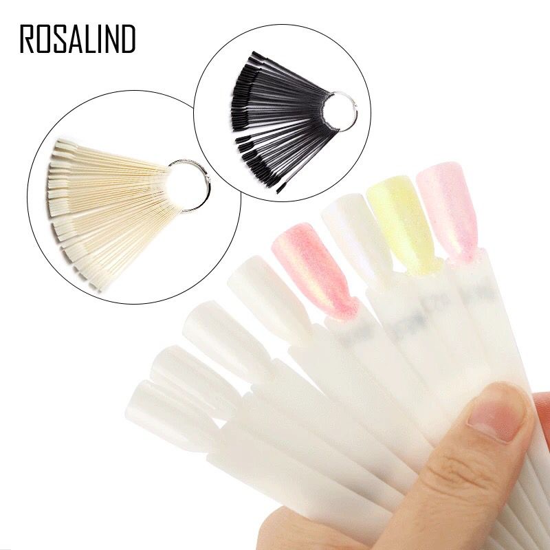 Nail Tips 50 pcs Kuku Palsu Untuk Display Nail Art Color Chart Ring/Nail Display/Nail Chart/