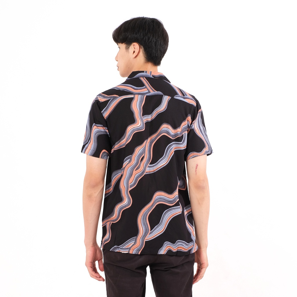 SANVANINA Kemeja Hawai Unisex Printing - Troy Casual Shirt E-1562