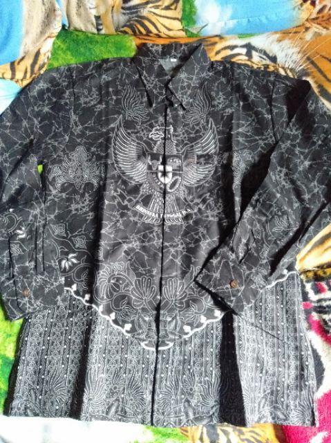 Promo Baju Batik Pria Kemeja Batik Garuda Risna Batik Hrb026 Kenongo Kemeja Batik Keren Batik Garuda