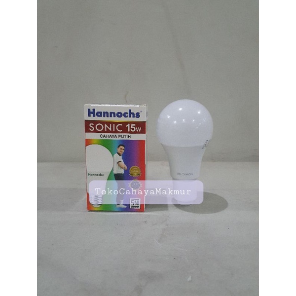 Lampu Bohlam LED Sonic 15w 15watt Hannochs CoolDayLight