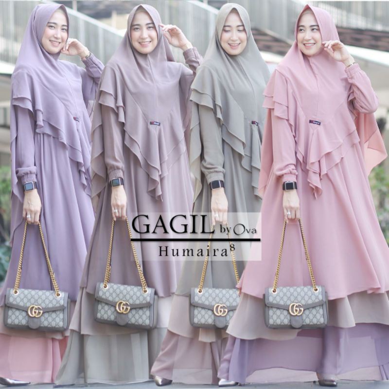 Humaira gamis set syari by gagil