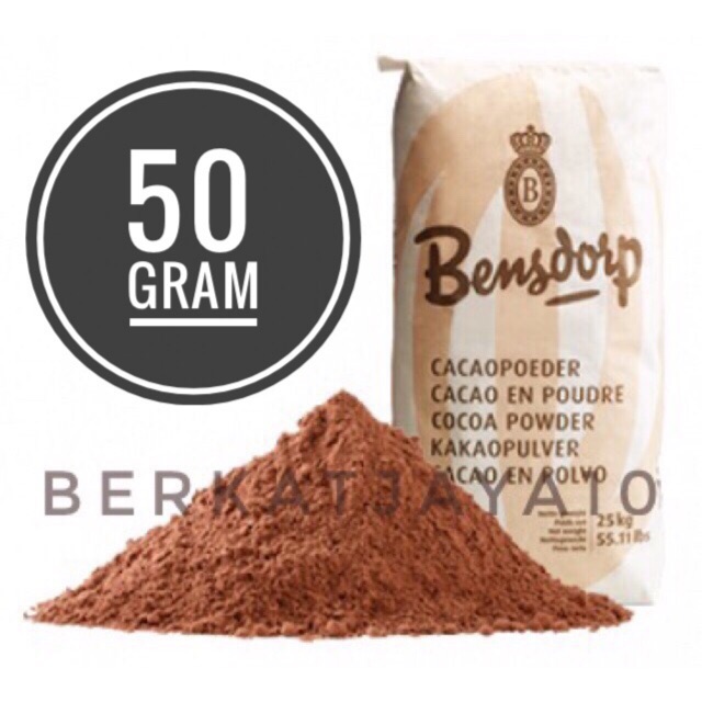 

Bensdorp 50 GRAM Cocoa Powder bubuk coklat bensdrop premium