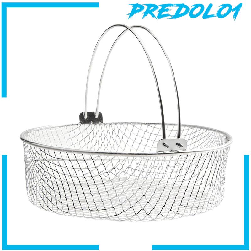 Air Fryer Basket with Handle Essentials Deep Fry Mesh Basket for Kitchen Fry