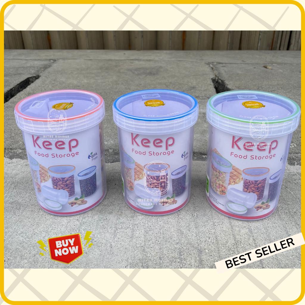 SALE!! TOPLES PLASTIK SILINDER TOPLES TABUNG TOPLES KUE KERING LEBARAN 400-600-800-1000ml