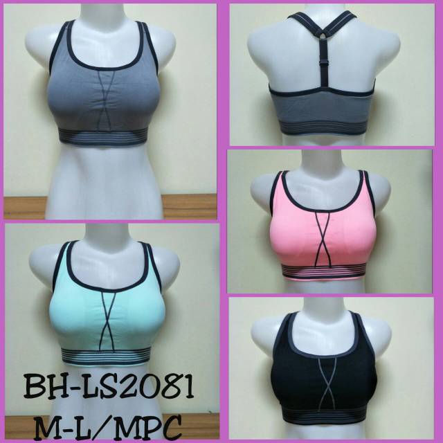 SPORT BRA/ BH SPORT lydyly LS2081/BRA TANPA KAWAT Best seller