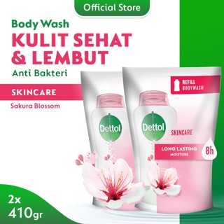 Dettol Sabun Mandi Cair Anti Bakteri Refill 2 x 410 gr