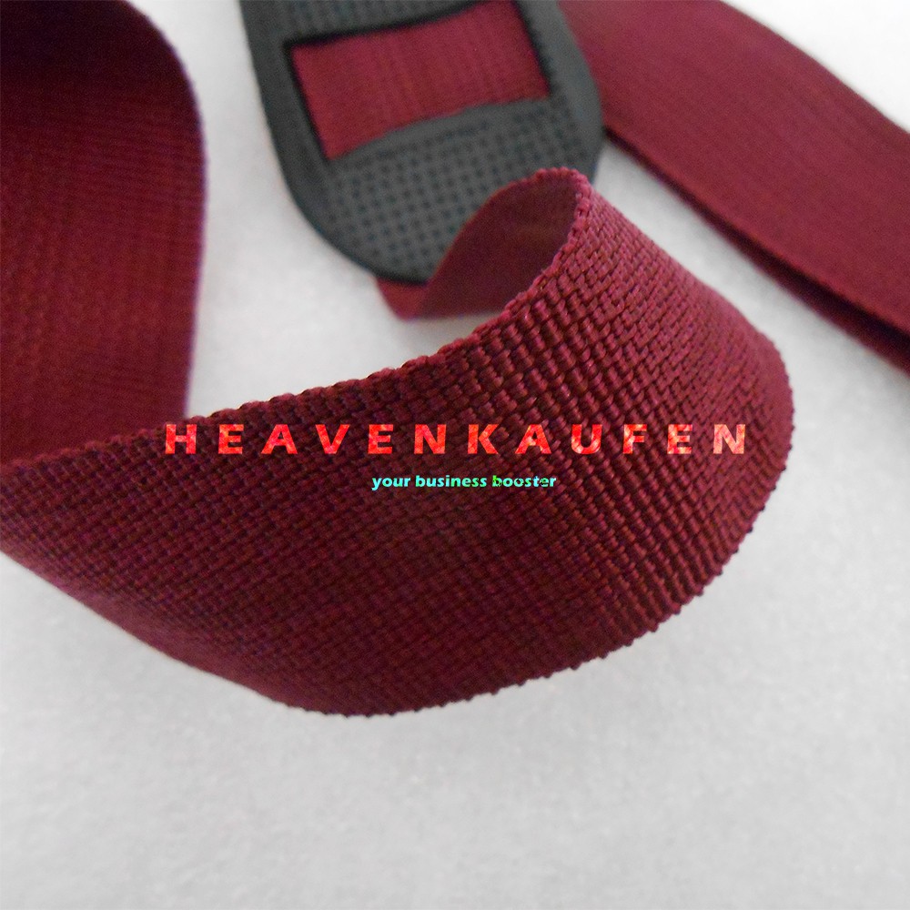 Strap Tas Tali Selempang Tas Lebar 3,8 cm Warna Merah Hati Maroon Marun Kait ATG Bakar