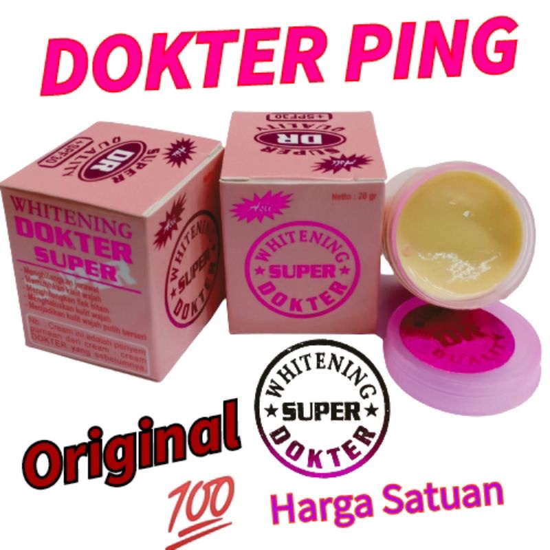 CREAM Dokter Ping - Cream Wajah DR Pink Original [ ECER ]