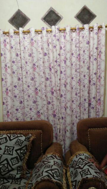 Gorden Pintu Karakter My Little Pony Pink Muda Model Smokering Ukuran L 140 Cm X T 210 Cm