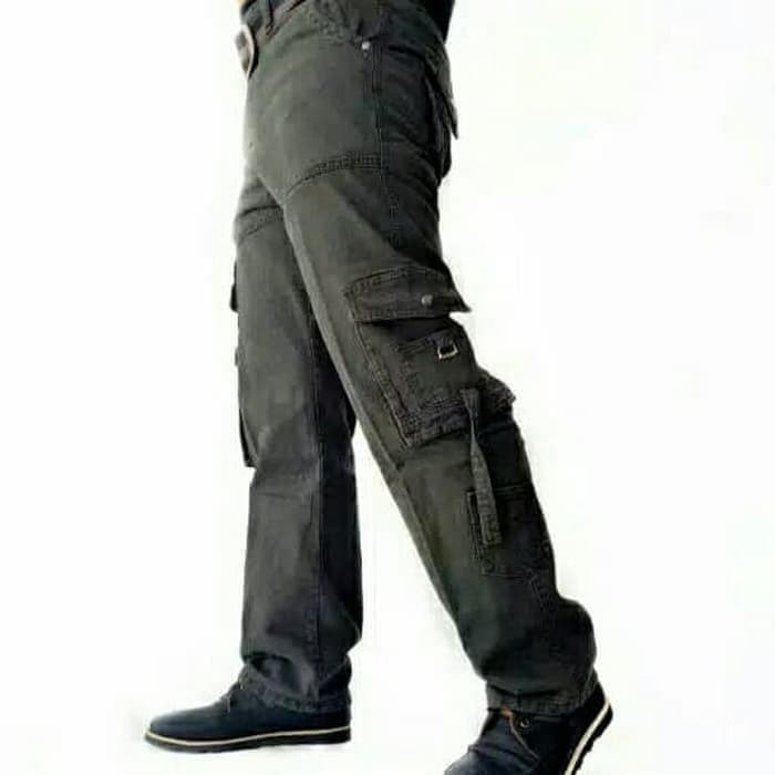 celana kargo kanvas tebal/ celana kargo cowok/ celana kargo canvas murah/ celana kargo panjang