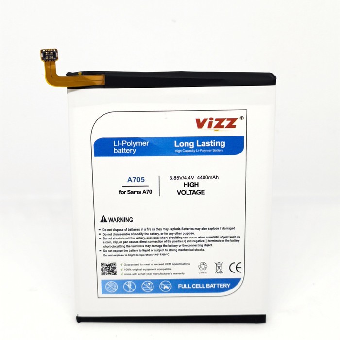 Vizz Double Power Battery Batre Baterai Vizz Samsung A70 A705 EB-BA705ABU